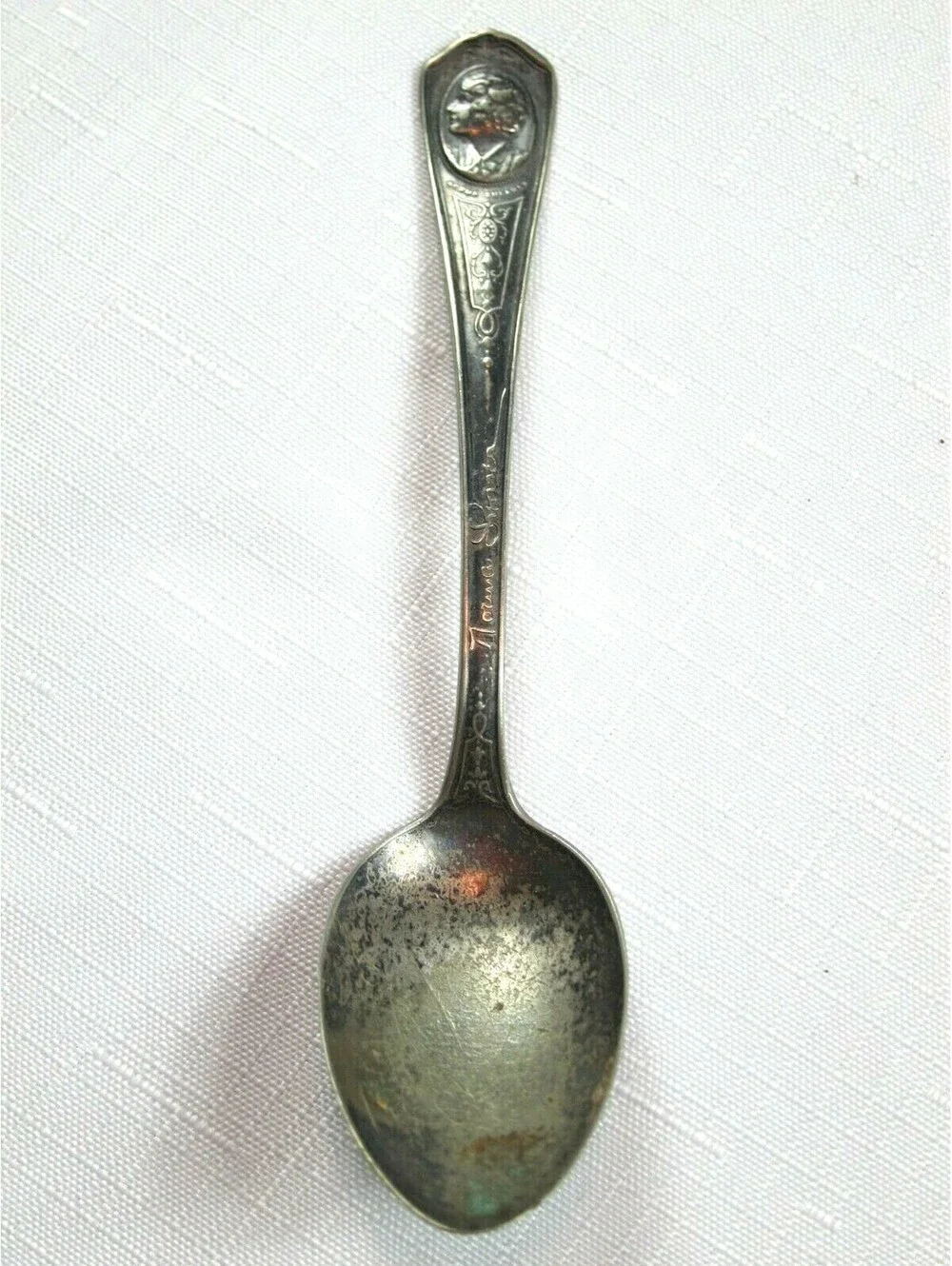 Vintage Silent Movie Star Norma Shearer Spoon Oneida Community Silver Par Plated